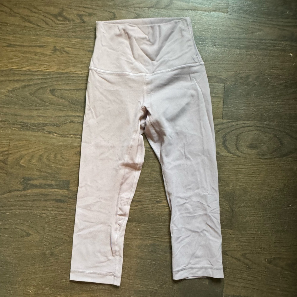 Women’s Align Mauve Grey Leggings EUC